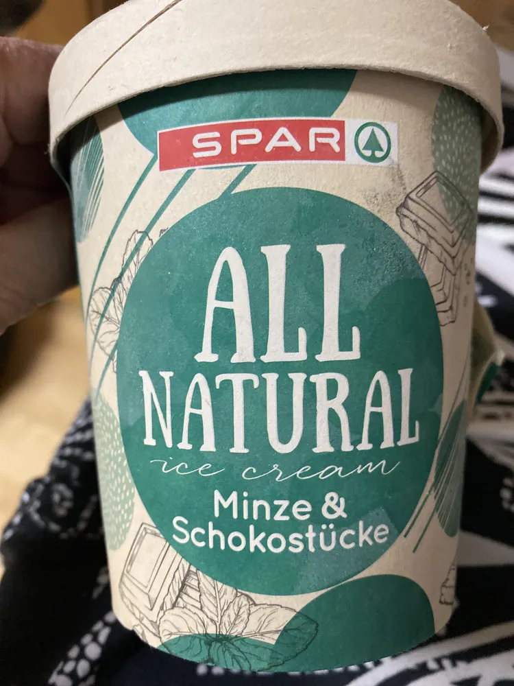 All Natural Ice Cream Minze & Schokostücke