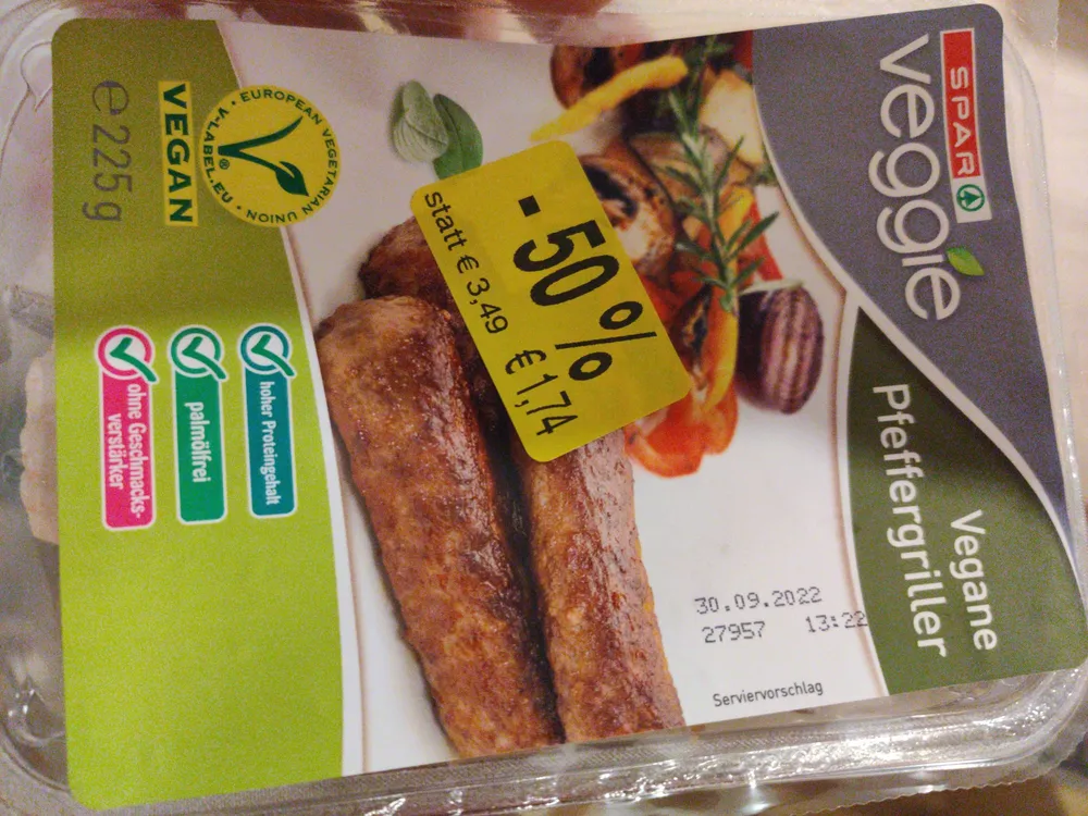 Vegane Pfeffergriller