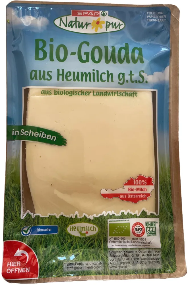 Bio-Gouda aus Heumilch