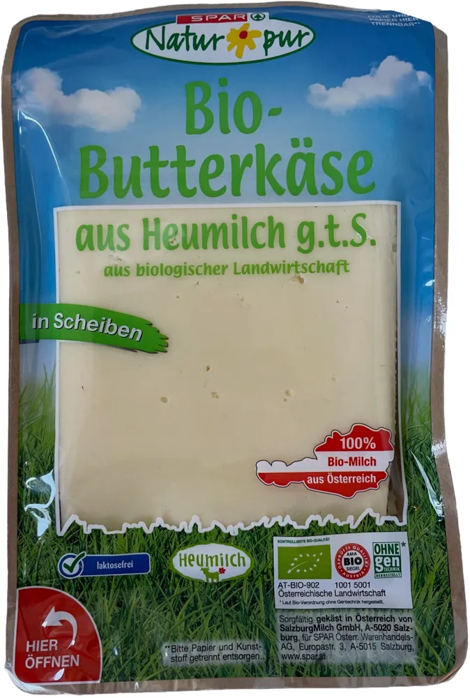 Bio Butterkäse aus Heumilch