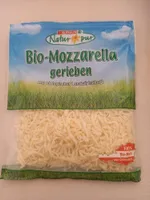 Bio-Mozzarella gerieben Käse