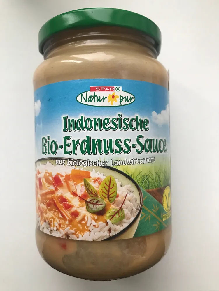 indonesische BIO-Erdnuss-Sauce