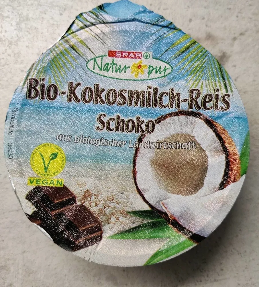 Bio-Kokosmilch-Reis Schokolade