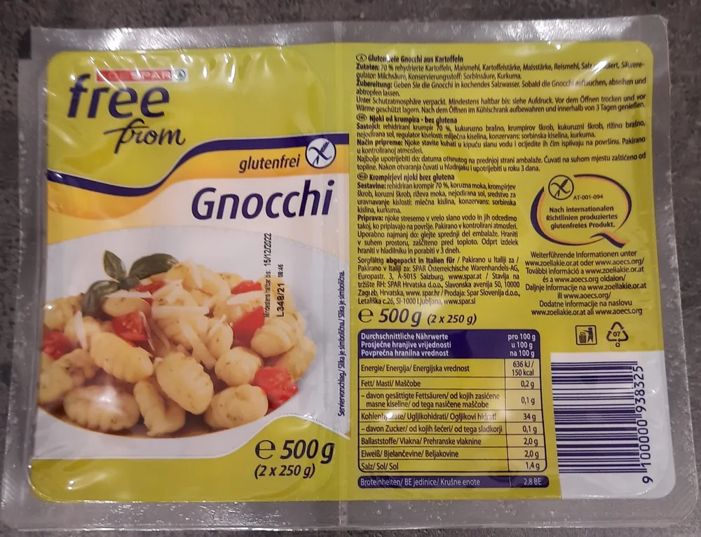 Gnocchi Glutenfrei