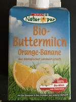 Bio-Buttermilch Orange-Banane