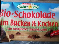 Bio-Schokolade zum Backen und Kochen