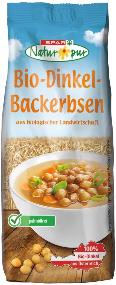 Bio-Dinkel-Backerbsen