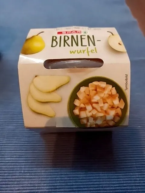 Birnenwürfel