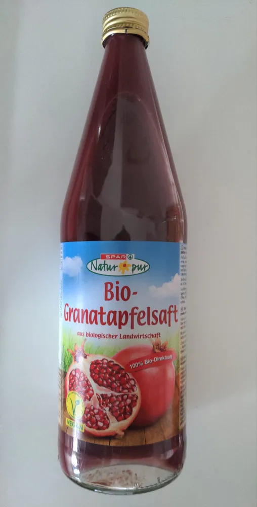 Bio Granatapfelsaft aus biologischer Landwirtschaft
