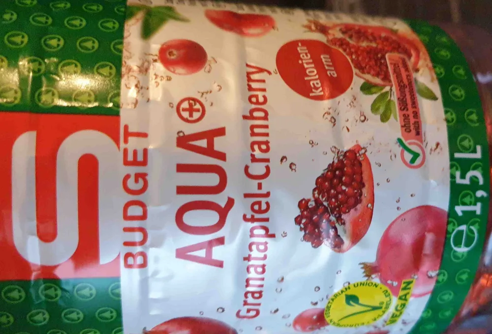 AQUA+ Granatapfel-Cranberry