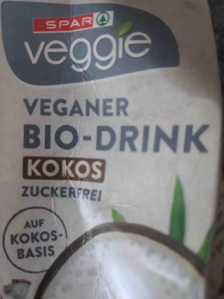 Veganer Bio Drink Kokos zuckerfrei