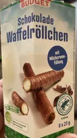 SBudget Schokolade Waffelröllchen