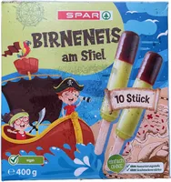 Birneneis am Stiel