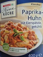Paprika-Huhn mit Eierspätzle