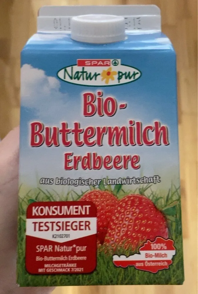 Bio Buttermilch Erdbeere