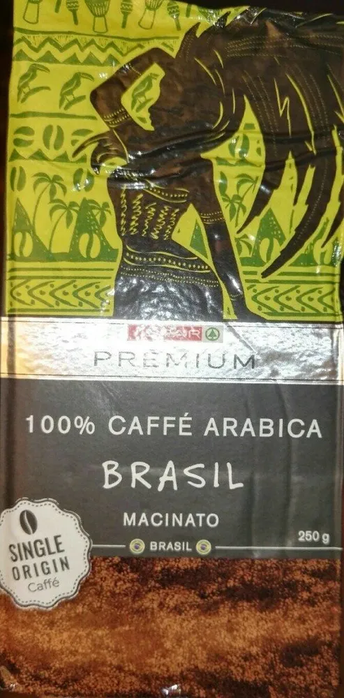 100% caffè arabica brasil