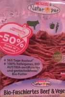 Bio faschiertes beef vegetables