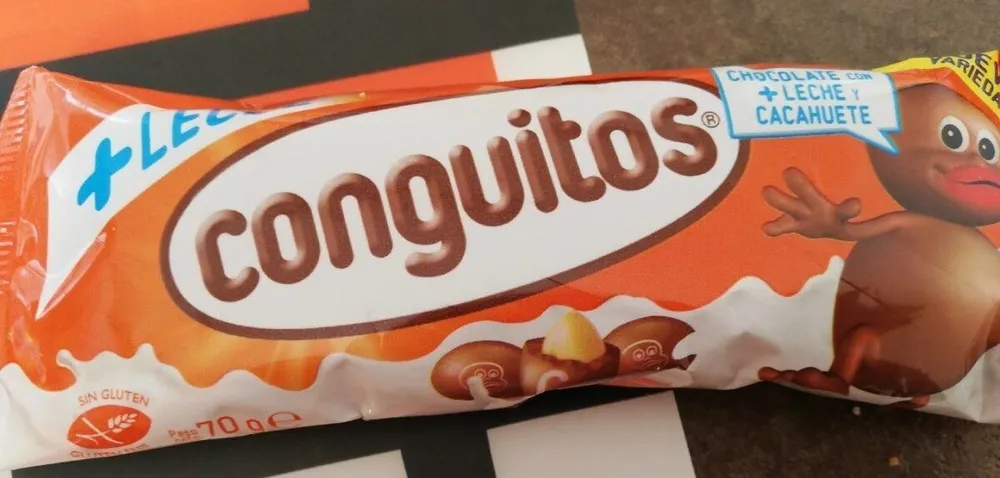 Conquitos chocolat avec + lait et cacahuète