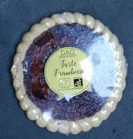Tarte bio à la framboise