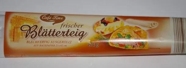 Frischer Blätterteig