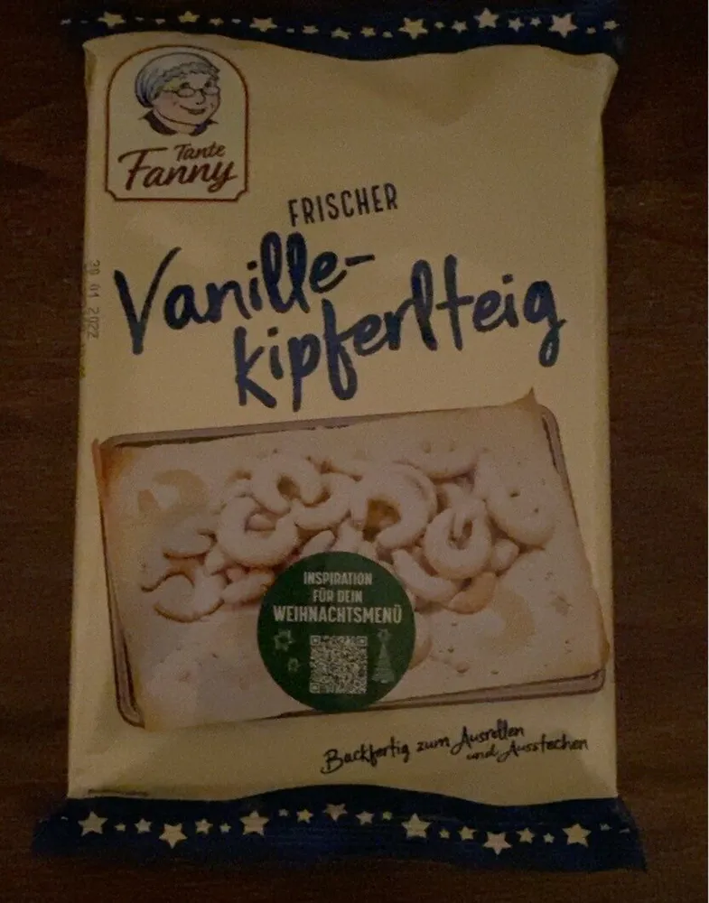 Vanille-Kipferlteig