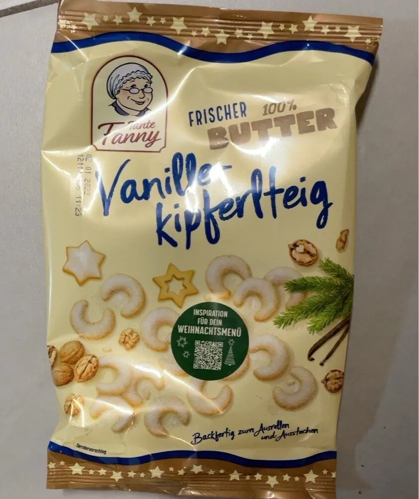 Vanille kipferlteig
