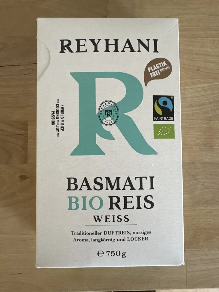 Basmati Bio Reis - Weiss