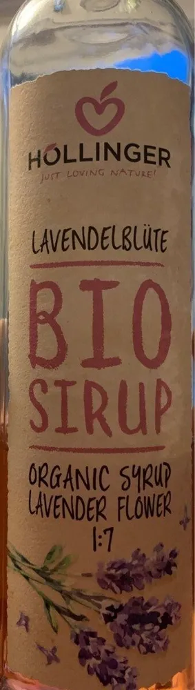 Bio sirop de lavande