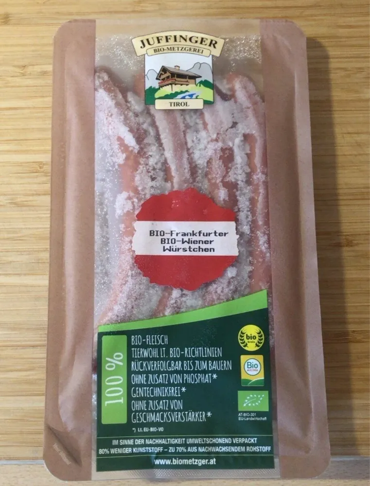 Bio Frankfurter Bio Wiener Würstchen