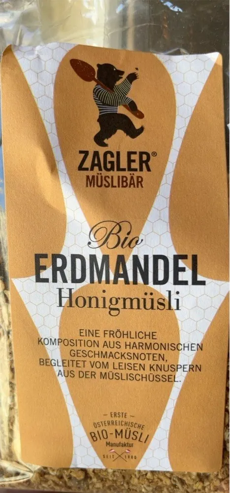 Bio Erdmandel Honigmüsli