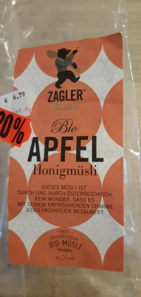 Bio Apfel Honigmüsli