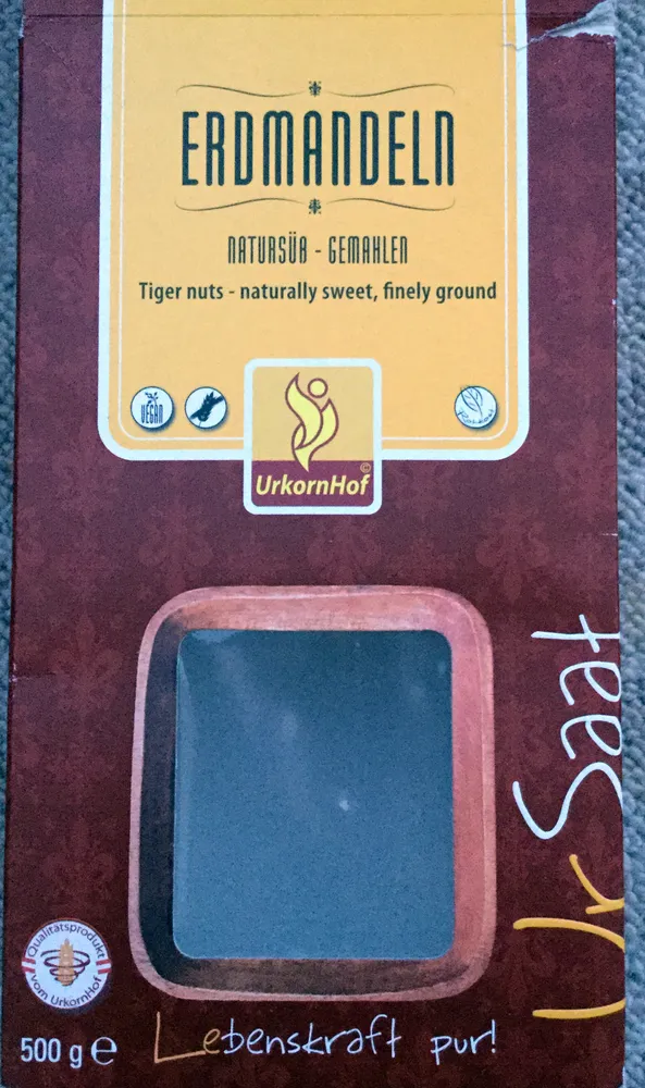 Erdmandeln natursüß - gemahlen