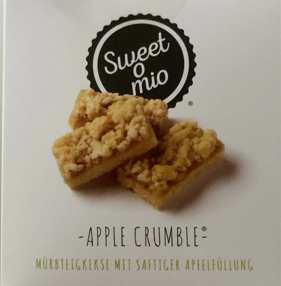 Cookie cube apple crumble