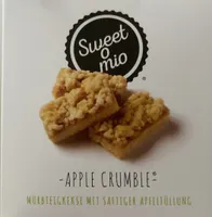 Cookie cube apple crumble