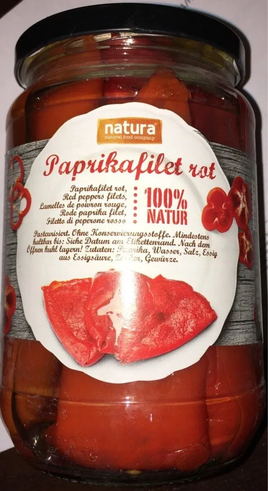 Natura Paprikafilet Rot