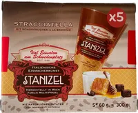 Stacciatella mit Schokokuchen à la Bownie