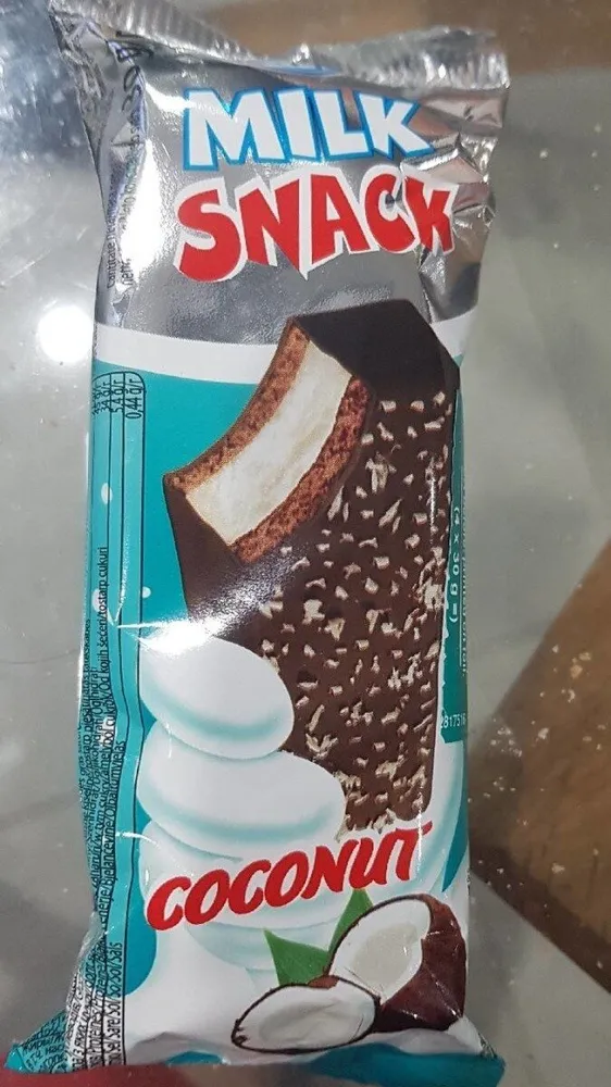 Milk snack coconut