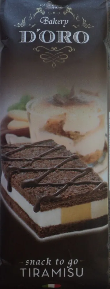 Bakery d'Oro Pandispan cu crema tiramisu cu lapte