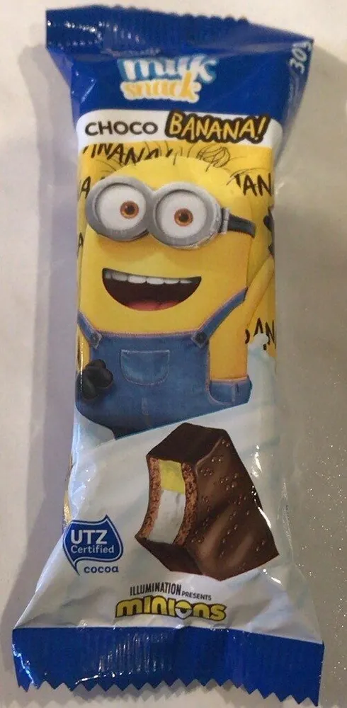 Milk snack choco banana