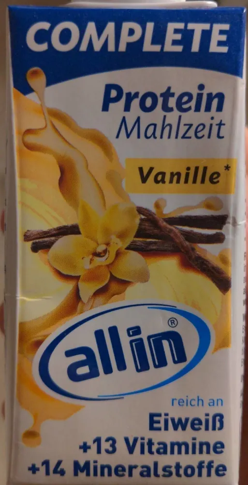 all in Protein Mahlzeit Vanille