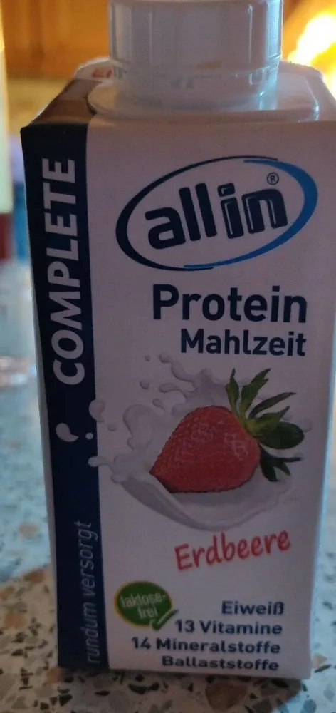 allin Protein Mahlzeit
