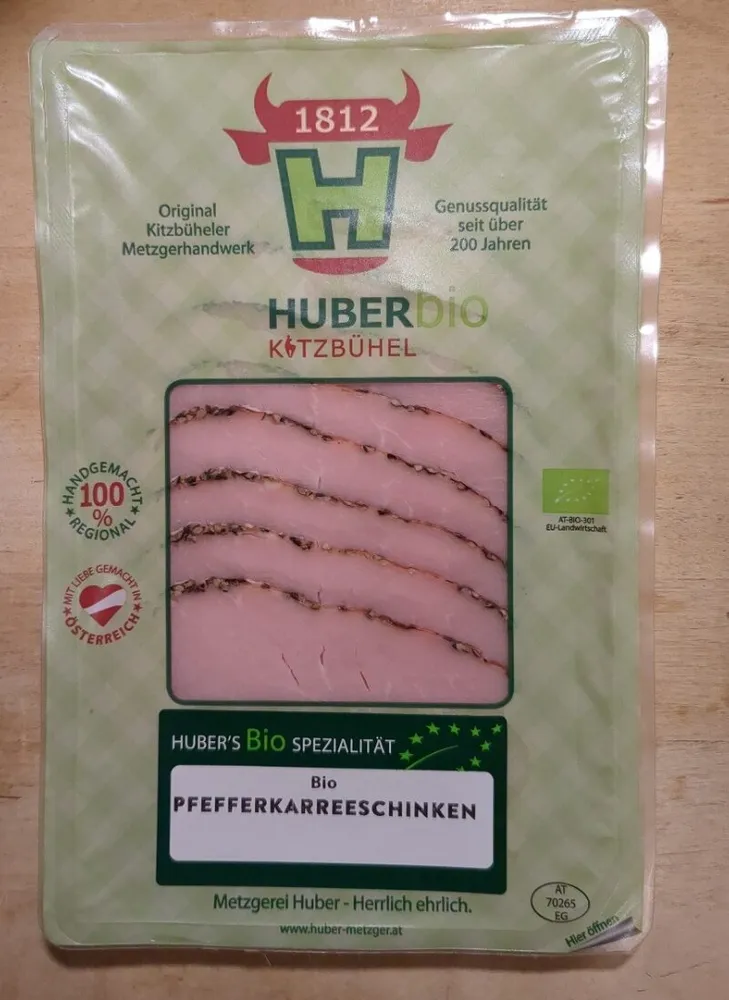 Bio Pfefferkarreeschinken