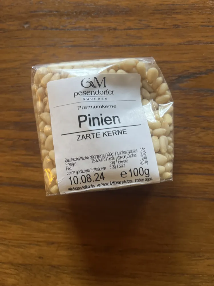 Pinien zarte Kerne