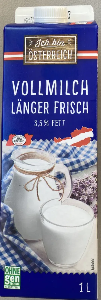Vollmilch Länger Frisch