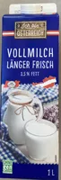 Vollmilch Länger Frisch