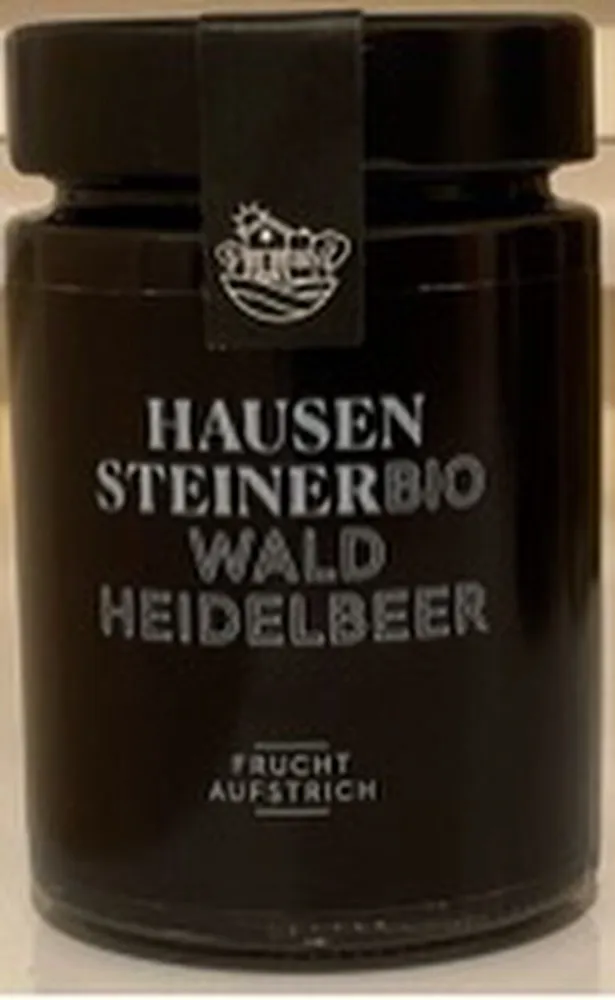 Hausensteiner Bio Wald Heidelbeer Fruchtaufstrich