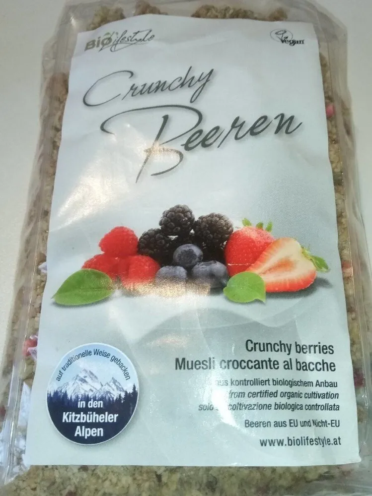 Crunchy Beeren Muesli croccante alle bacche