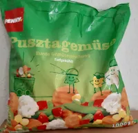 Pusztagemüse Bunte Gemüsemischung Tiefgekühlt