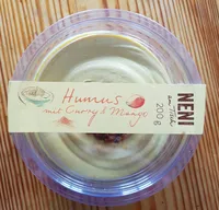 Humus mit Curry & Mango