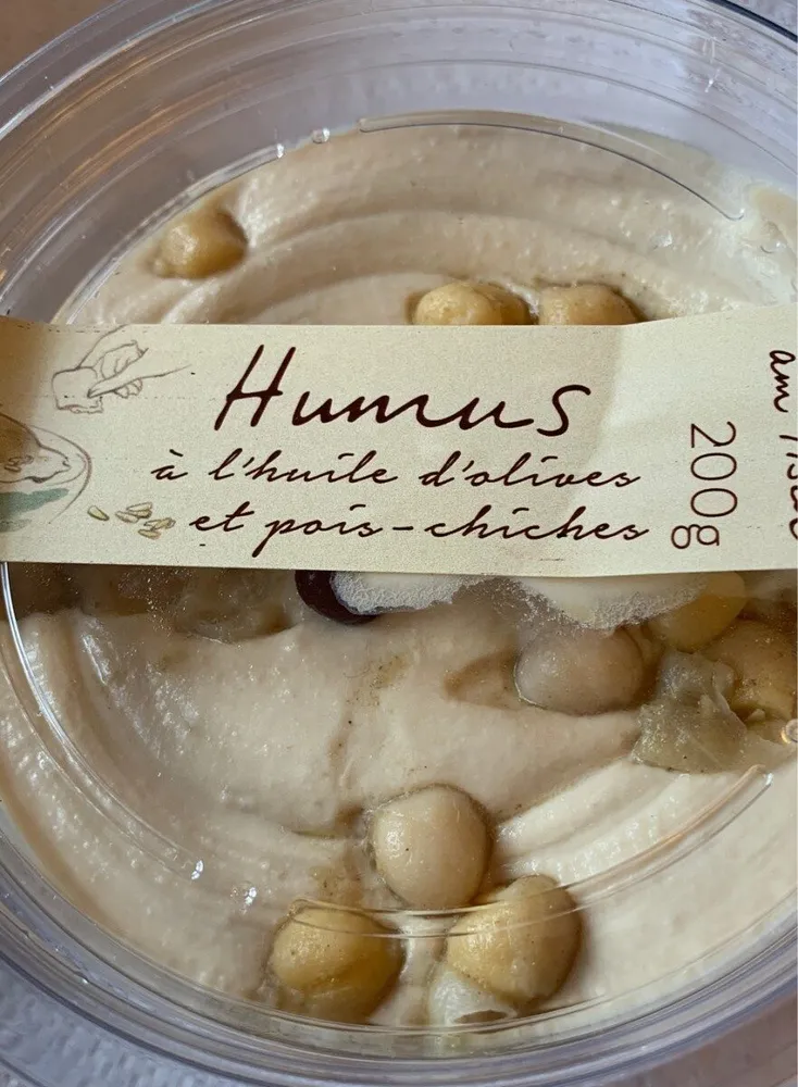 Humus a l huile d olives et poids-chiches
